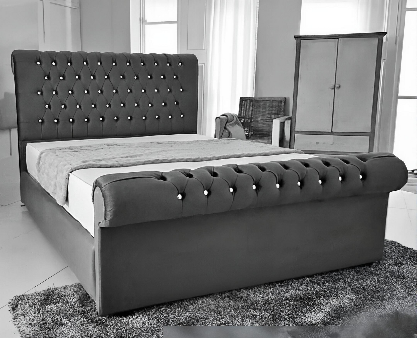 Premium Sleigh Bed