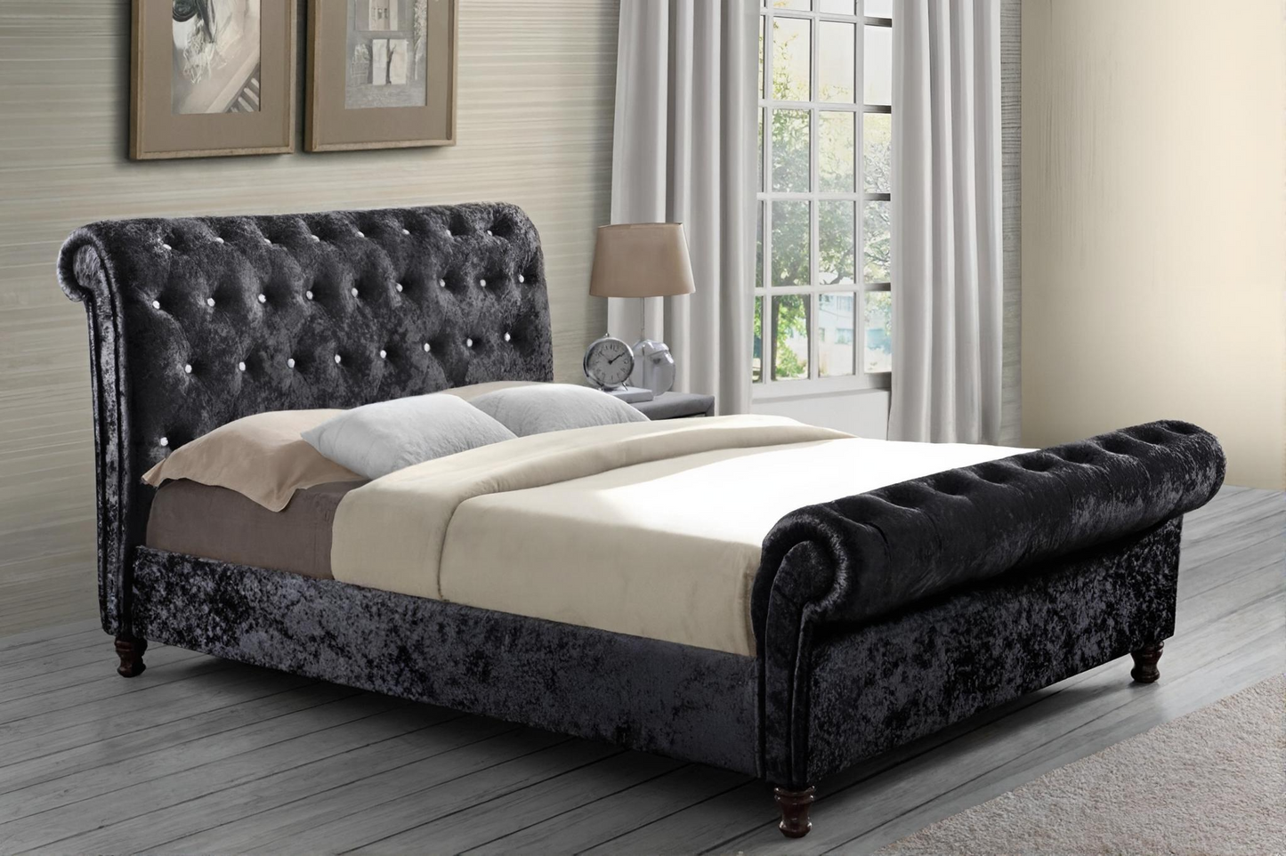 Premium Sleigh Bed