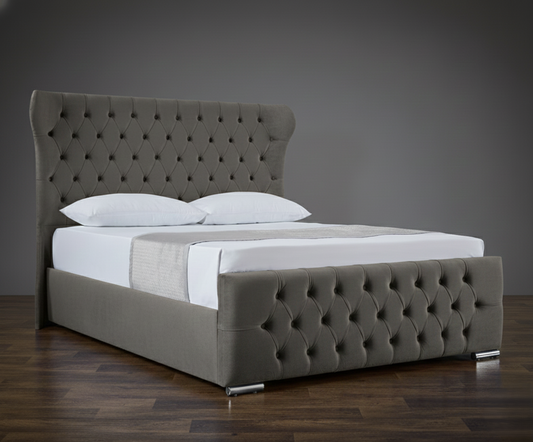 Luxury Oxford Wingback Bed