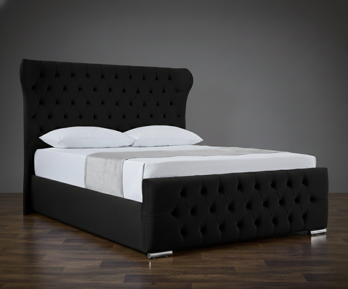 Luxury Oxford Wingback Bed