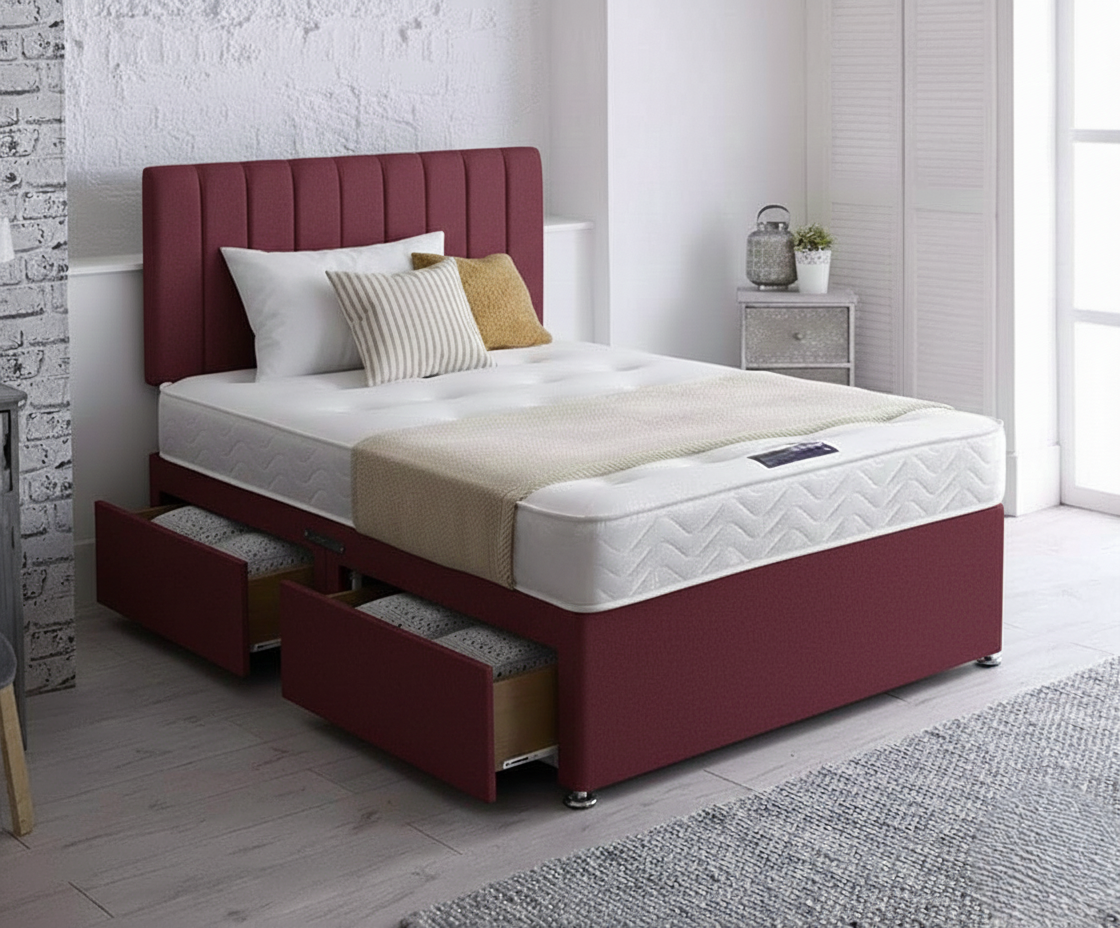 Luxury Divan Bed  With Two Draws