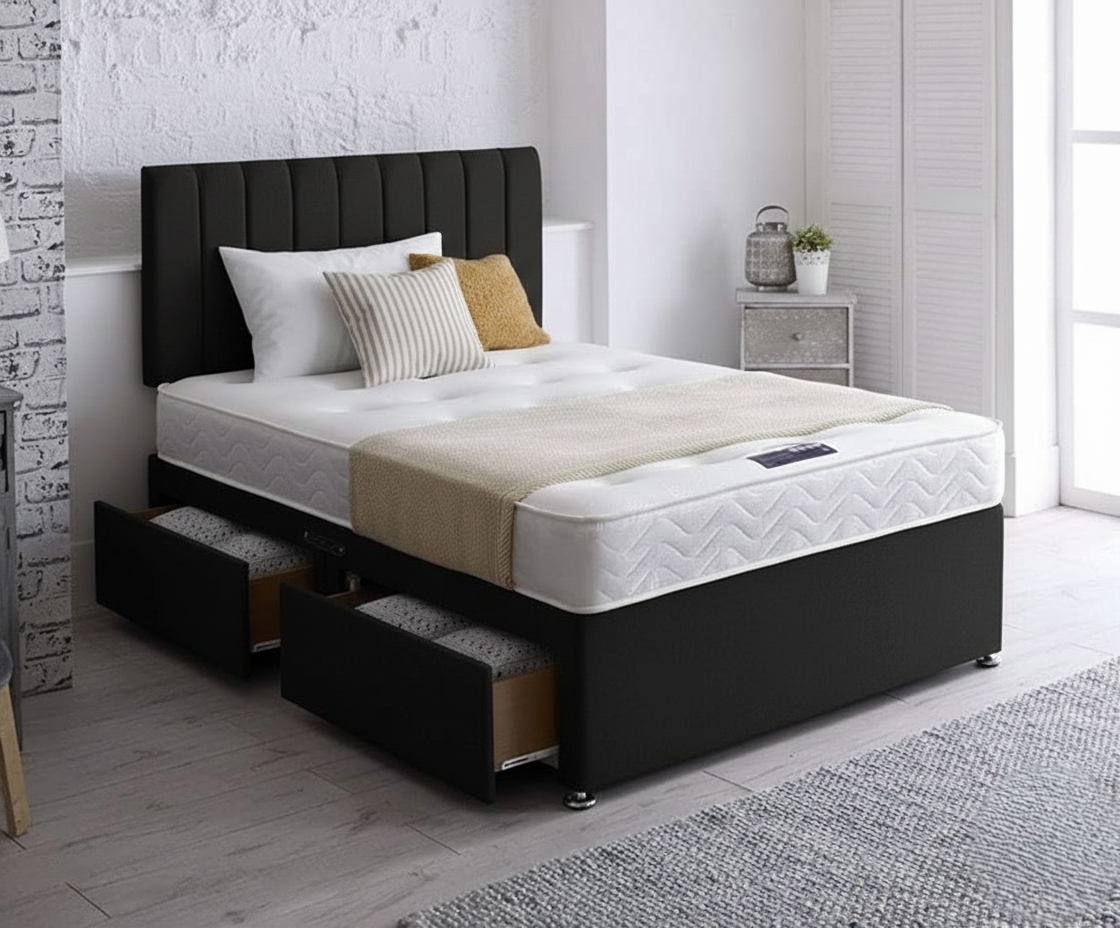 Luxury Divan Bed  With Two Draws