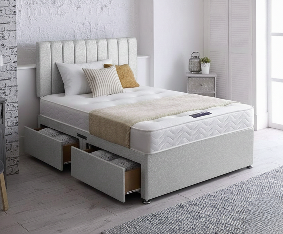 Luxury Divan Bed  With Two Draws