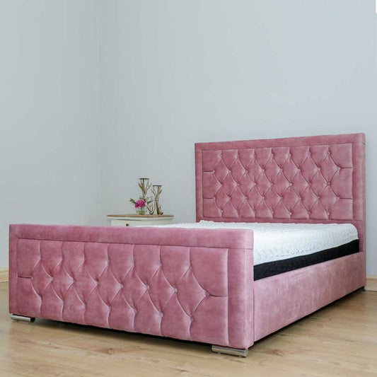Hilton Style Bed With Mattress – Elegant & Comfortable